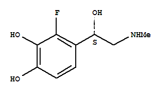 (9ci)-3-氟-4-[(1s)-1-羟基-2-(甲基氨基)乙基]-1,2-苯二醇结构式_269742-63-4结构式