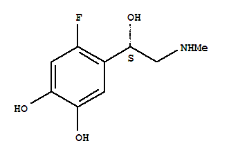 (9ci)-4-氟-5-[(1s)-1-羟基-2-(甲基氨基)乙基]-1,2-苯二醇结构式_269742-65-6结构式