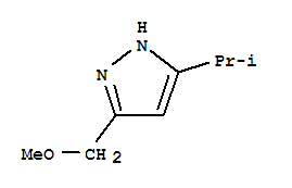 (9ci)-3-(甲氧基甲基)-5-(1-甲基乙基)-1H-吡唑结构式_270585-21-2结构式