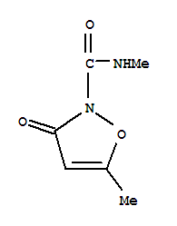 n,5-二甲基-3-氧代-2(3H)-异噁唑羧酰胺结构式_27066-57-5结构式
