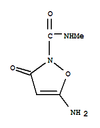 5-氨基-n-甲基-3-氧代-2(3H)-异噁唑羧酰胺结构式_27066-61-1结构式