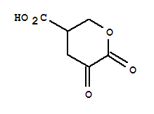 (9ci)-四氢-5,6-二氧代-2H-吡喃-3-羧酸结构式_270925-25-2结构式