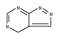 4H-吡唑并[3,4-d]嘧啶 (8ci,9ci)结构式_271-76-1结构式