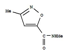 N,3-二甲基异噁唑-5-羧酰胺结构式_27144-51-0结构式