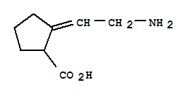 (9ci)-2-(2-氨基亚乙基)-环戊烷羧酸结构式_271586-02-8结构式