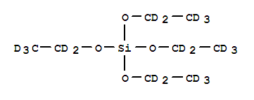 正硅酸乙酯-D20结构式_272778-10-6结构式
