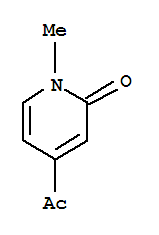 (9ci)-4-乙酰基-1-甲基-2(1H)-吡啶酮结构式_27330-27-4结构式