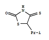 (8ci)-5-异丙基-4-硫代-2,4-噻唑烷二酮结构式_27407-84-7结构式