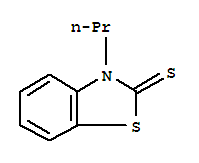 (9ci)-3-丙基-2(3H)-苯并噻唑硫酮结构式_27410-48-6结构式