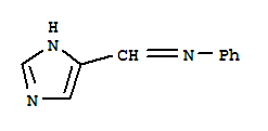 (9ci)-n-(1H-咪唑-4-基亚甲基)-苯胺结构式_274687-40-0结构式