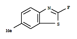 (8ci,9ci)-2-氟-6-甲基-苯并噻唑结构式_27484-67-9结构式