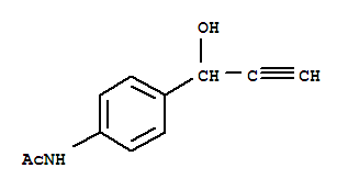 (9ci)-n-[4-(1-羟基-2-丙炔)苯基]-乙酰胺结构式_276884-83-4结构式