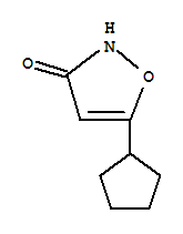 (8ci)-5-环戊基-4-异噁唑啉-3-酮结构式_27772-74-3结构式
