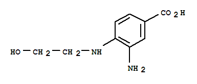 (9ci)-3-氨基-4-[(2-羟基乙基)氨基]-苯甲酸结构式_279227-01-9结构式