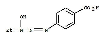 (9ci)-4-(3-乙基-3-羟基-1-三氮杂烯)-苯甲酸结构式_280113-36-2结构式