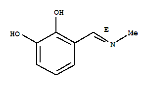 (9ci)-3-[(e)-(甲基亚氨基)甲基]-1,2-苯二醇结构式_280574-31-4结构式