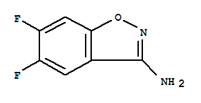 (9ci)-5,6-二氟-1,2-苯异噁唑-3-胺结构式_280574-98-3结构式