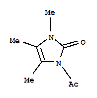 (9ci)-1-乙酰基-1,3-二氢-3,4,5-三甲基-2H-咪唑-2-酮结构式_281194-74-9结构式