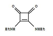 (9ci)-3,4-双(乙基氨基)-3-环丁烯-1,2-二酮结构式_282093-47-4结构式