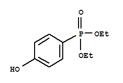 (4-羟基-苯基)-磷酸二乙酯结构式_28255-39-2结构式