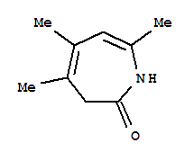 (9ci)-1,3-二氢-4,5,7-三甲基-2H-氮杂革-2-酮结构式_284471-26-7结构式