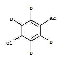 对氯苯乙酮-D4氘代结构式_284474-50-6结构式