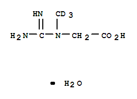 一水肌酸-D3结构式_284664-86-4结构式