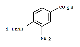 Benzoic acid, 3-amino-4-[(1-methylethyl)amino]-(9ci) Structure,284673-06-9Structure