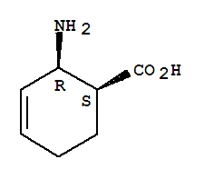 (1s,2r)-(9ci)-2-氨基-3-环己烯-1-羧酸结构式_285560-97-6结构式