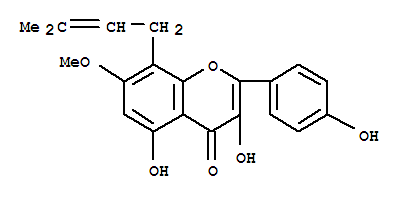 异去氢淫羊藿素结构式_28610-30-2结构式