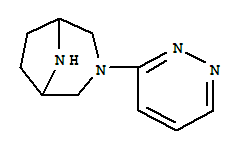 (9ci)-3-(3-吡嗪)-3,8-二氮杂双环[3.2.1]辛烷结构式_286944-34-1结构式