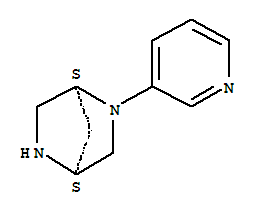 (9ci)-2-(3-吡啶)-,(1s,4s)-2,5-二氮杂双环[2.2.1]庚烷结构式_286959-56-6结构式