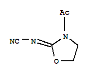 [(2E)-3-乙酰基-1,3-恶唑烷-2-亚基]氰胺结构式_287172-16-1结构式
