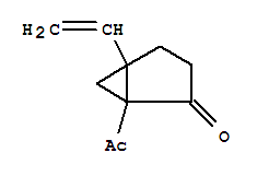 (9Ci)-1-乙酰基-5-乙烯-双环[3.1.0]-2-己酮结构式_287239-39-8结构式