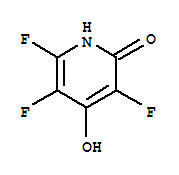 3,5,6-三氟-4-羟基-2(1H)-吡啶酮结构式_2874-40-0结构式