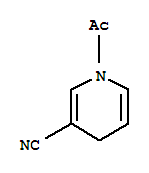 (8ci)-1-乙酰基-1,4-二氢-烟腈结构式_28847-92-9结构式