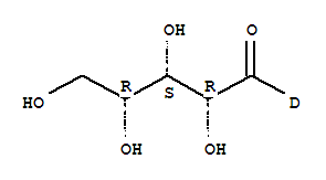 D-木糖-1-C-D结构式_288846-89-9结构式