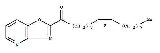 1-Oxazolo[4,5-b]pyridin-2-yl-octadec-9z-en-1-one Structure