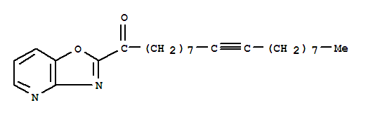 1-([1,3]恶唑并[4,5-b]吡啶-2-基)-9-十八碳炔-1-酮结构式_288862-89-5结构式