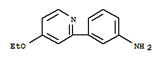 (9ci)-3-(4-乙氧基-2-吡啶)-苯胺结构式_289469-68-7结构式