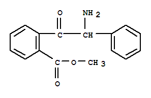 (8ci)-o-(2-苯基甘氨酰基)-苯甲酸甲酯结构式_29046-06-8结构式