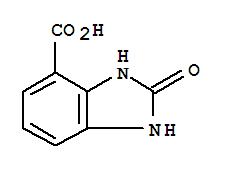 (9ci)-2,3-二氢-2-氧代-1H-苯并咪唑-4-羧酸结构式_291289-41-3结构式