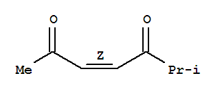(3Z)-(9Ci)-6-甲基-3-庚烯-2,5-二酮结构式_292623-06-4结构式