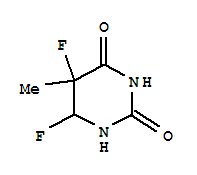 (9ci)-5,6-二氟二氢-5-甲基-2,4(1H,3h)-嘧啶二酮结构式_294850-85-4结构式 (9ci)-5,6-二氟二氢-5-甲基-2,4(1H,3h)-嘧啶二酮结构式_294850-85-4结构式