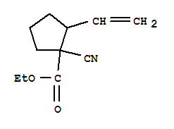 (9ci)-1-氰基-2-乙烯-环戊烷羧酸乙酯结构式_295314-64-6结构式