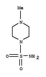 4-甲基-1-哌嗪磺酰胺结构式_29604-19-1结构式