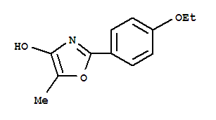 2-(4-乙氧基苯基)-5-甲基-1,3-恶唑-4-醇结构式_298194-07-7结构式