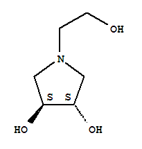 (3s,4s)-(9ci)-1-(2-羟基乙基)-3,4-吡咯烷二醇结构式_298688-67-2结构式