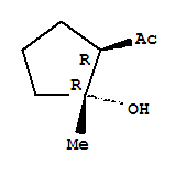 rel-(9ci)-1-[(1r,2r)-2-羟基-2-甲基环戊基]-乙酮结构式_299895-61-7结构式
