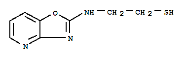 (9ci)-2-(噁唑并[4,5-b]吡啶-2-基氨基)-乙烷硫醇结构式_300672-80-4结构式